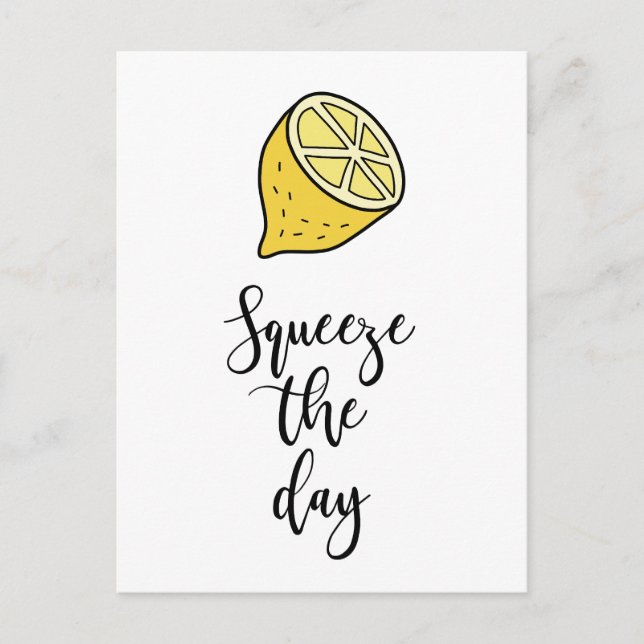 Carte Postale presser la journée (Devant)
