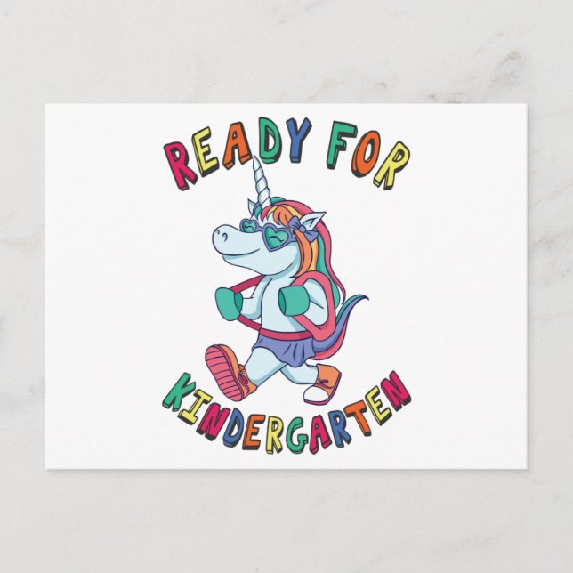 Carte Postale Prêt pour la maternelle (Devant)