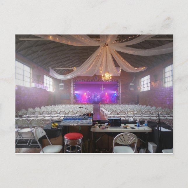 Carte Postale Prêt pour un concert (Devant)