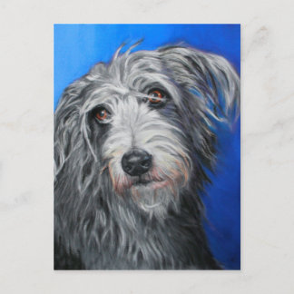 Carte Postale 'Pretty Poppy' - Lurcher girl