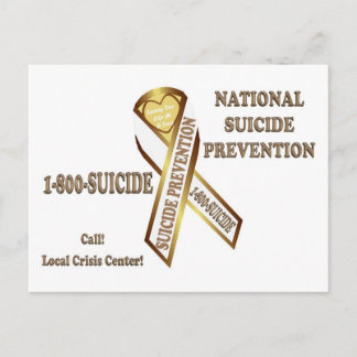 Carte Postale Prévenir le suicide AFFICHE