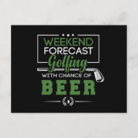 Prévision de fin de semaine GOLFING et BIÈRE Funny
