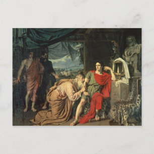 Carte Postale Priam roi suppliant Achille pour le retour de