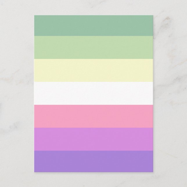 Carte Postale Pride Flag (Devant)