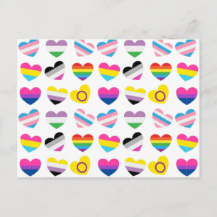 Carte postale Pride Hearts