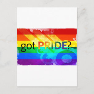 Carte Postale Pride LGBT Flag