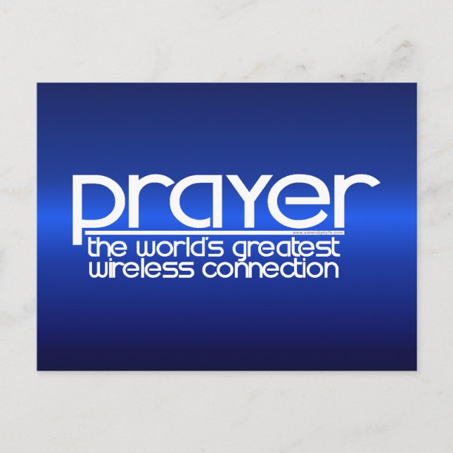 CARTE POSTALE PRIÈRE (Devant)