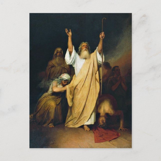 Carte Postale Prière de Moïse après la mer Rouge (Devant)