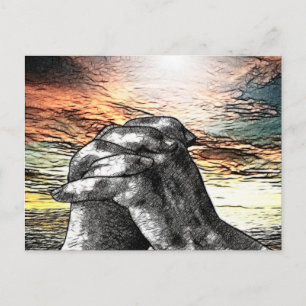 Carte Postale Prière du matin Catholique