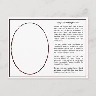 Carte Postale Prière Purgatoire Catholique Jésus Bon Pasteur