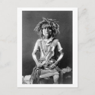 Carte Postale Priest amérindienne de serpent, 1900