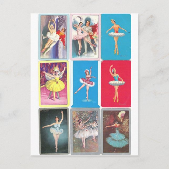 Carte Postale prima ballerina (Devant)