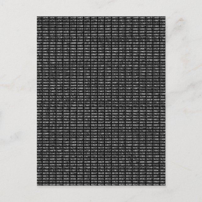 Carte Postale Primzahlen (Devant)