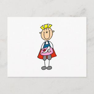 Carte Postale Prince Avec Chaussure En Verre