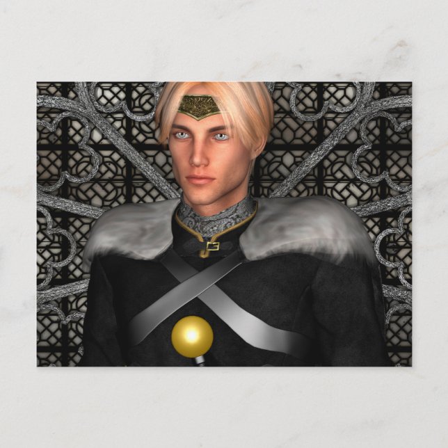 Carte Postale Prince de Conte de Fées (Devant)