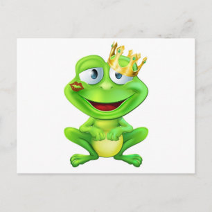 Carte Postale Prince de grenouille baisé