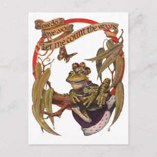 Carte postale Prince de grenouille enchantée