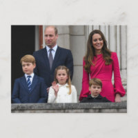 Prince et Princesse de Galles avec leurs enfants
