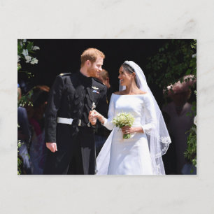 Carte Postale Prince Harry et Meghan Markle Mariage royal