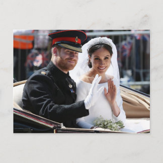Carte Postale Prince Harry et Meghan Markle Mariage royal