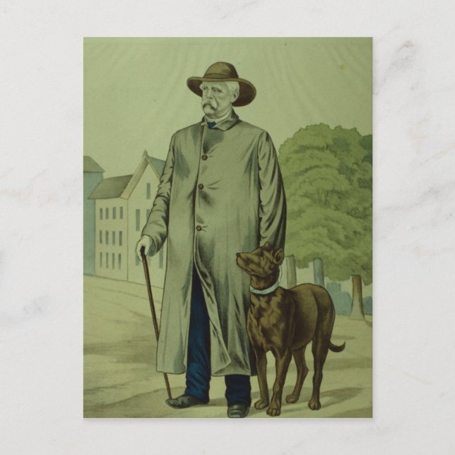 Carte Postale Prince Otto von Bismarck à Friedrichsruh (Devant)