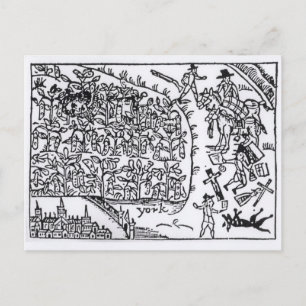 Carte Postale Prince Rupert se cachant dans un haricot