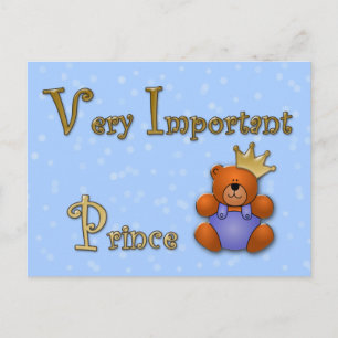 Carte Postale Prince très important - la papeterie