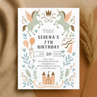 Princess Castle Unicorn Anniversaire