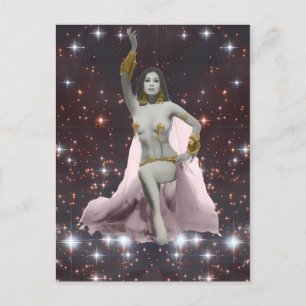 Carte Postale Princesse Banu, danseuse du ventre cosmique