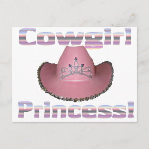 Carte Postale princesse de cowgirl