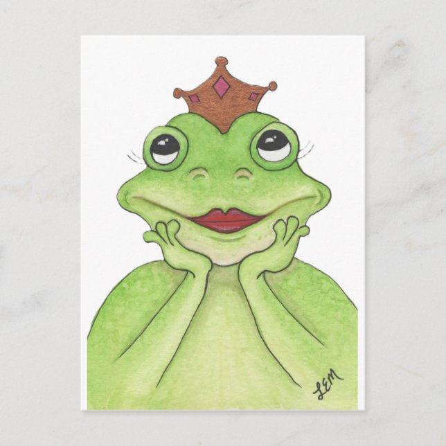 Carte Postale Princesse de la grenouille (Devant)