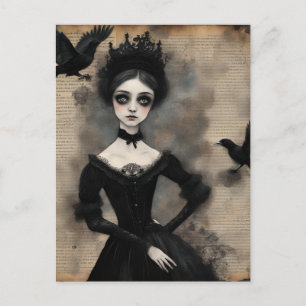 Carte Postale Princesse et les Ravens