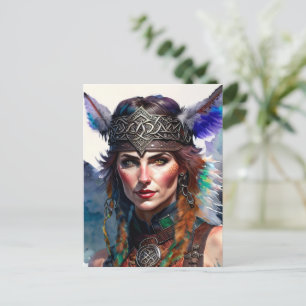 Carte Postale princesse guerrière celte