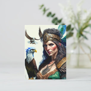 Carte Postale princesse guerrière celte