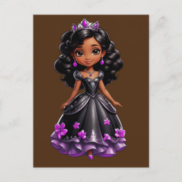 Carte Postale Princesse noire