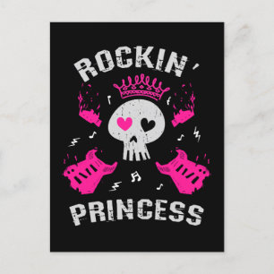 Carte Postale Princesse Rockin