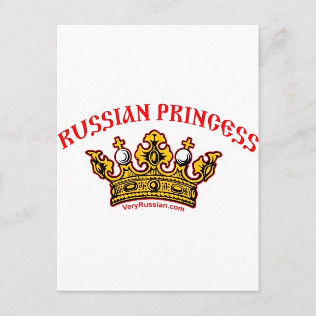 Carte Postale Princesse russe (Devant)