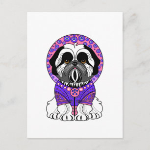 Carte Postale Princesse Shih Tzu