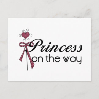 Carte Postale Princesse sur le chemin - Customisée