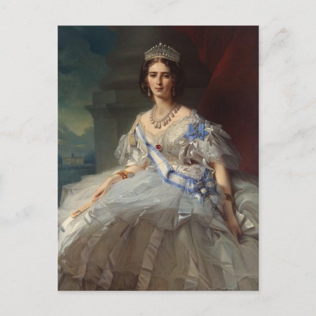 Carte Postale Princesse Tatiana Alexandrovna Yusupova, 1858 (Devant)