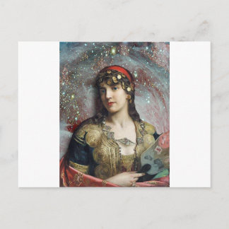 Carte Postale Princesse tzigane, art altéré