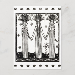 Carte Postale Princesses au château de Soria Moria