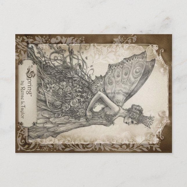 Carte Postale Printemps (Devant)