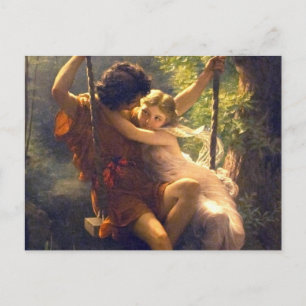 Carte Postale Printemps ~ Amateurs sur la peinture à voile