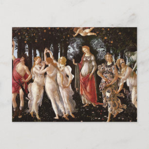 Carte Postale Printemps, Botticelli