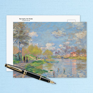 Carte Postale Printemps de la Seine Claude Monet