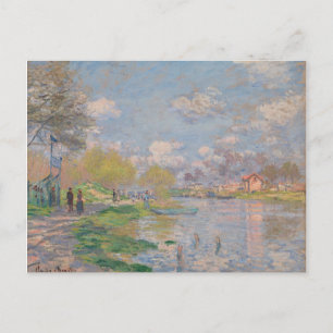 Carte Postale Printemps de la Seine par Monet Impressionniste