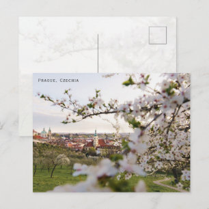 Carte Postale Printemps de Prague, Tchéquie photo de voyage