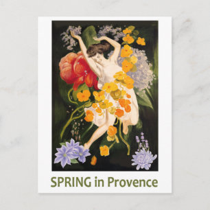 Carte Postale Printemps en Provence, France