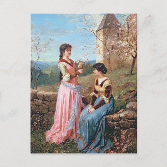 Carte Postale Printemps en Toscane (Devant)